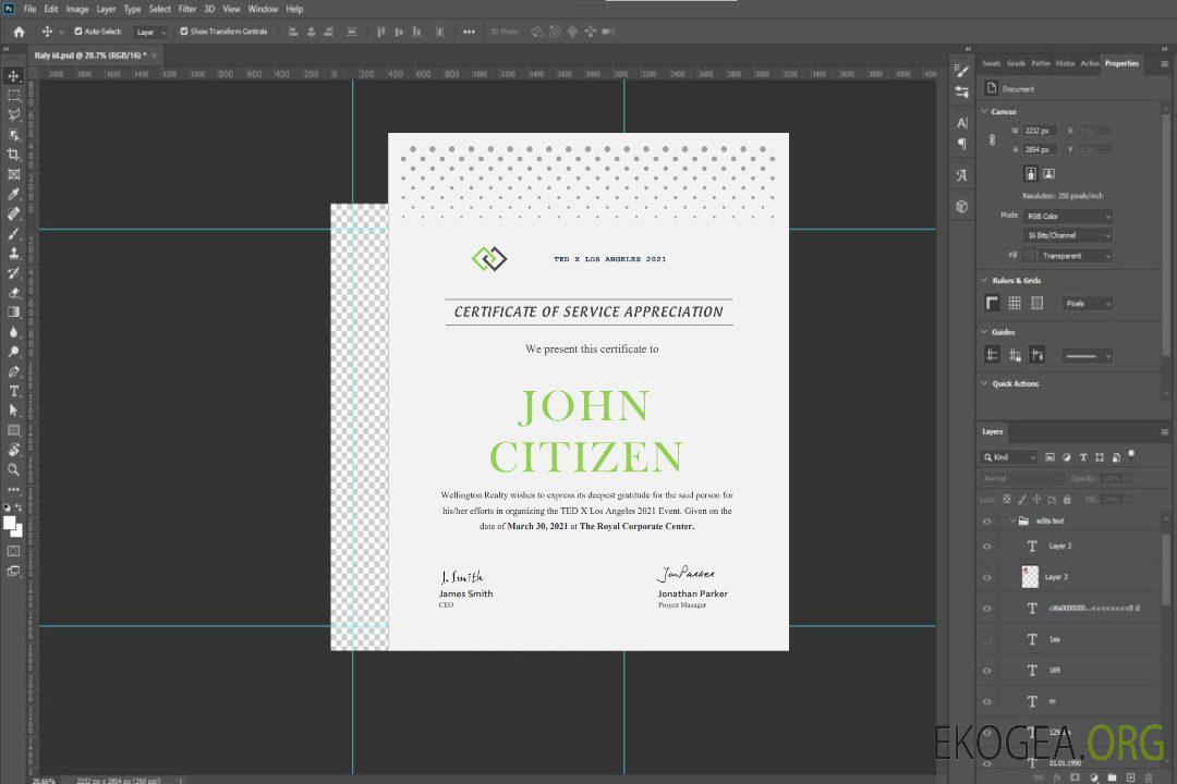 Certificat de service aux États-Unis template Certificat de service aux États-Unis template